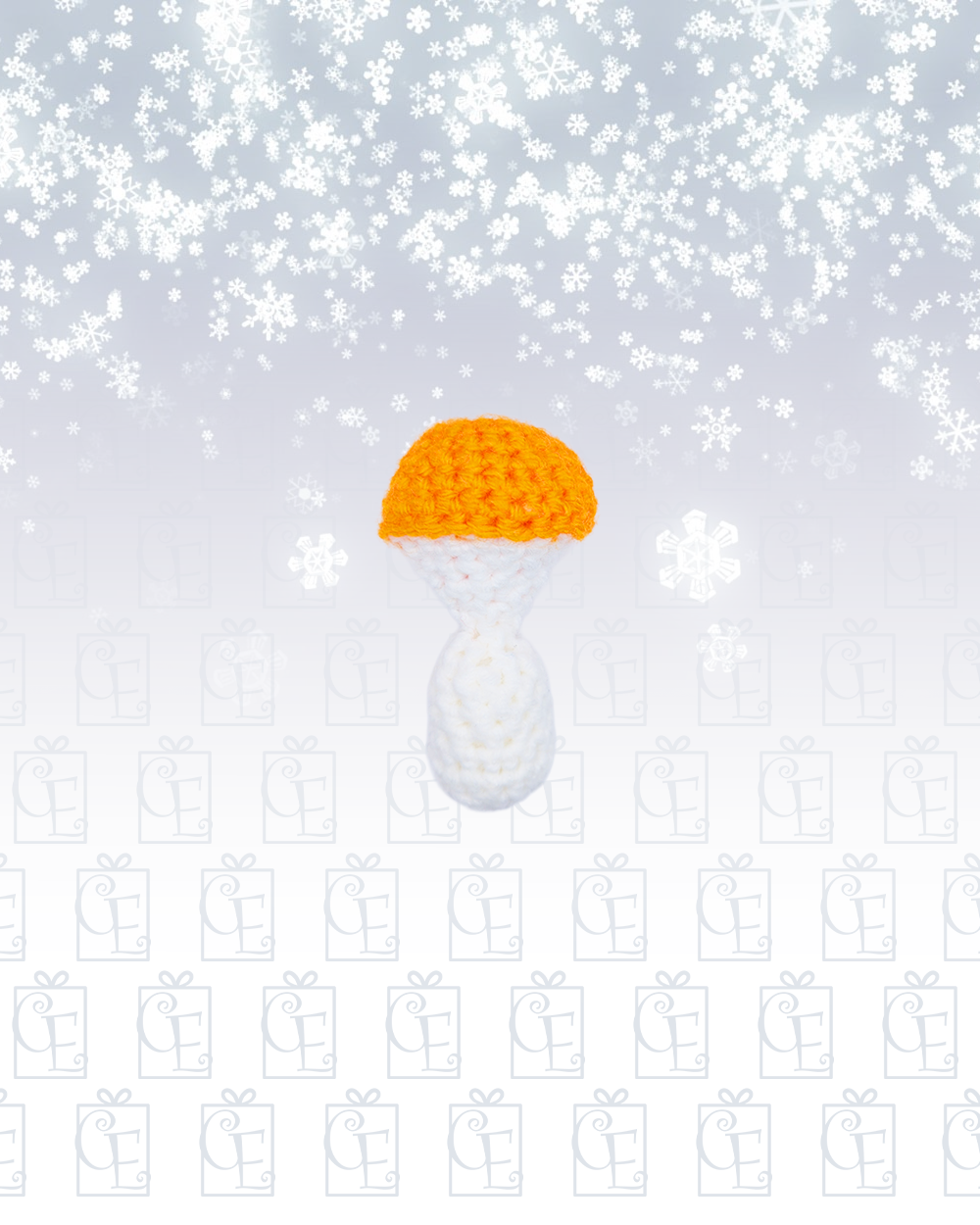 Crochet Popping Mushroom - Small