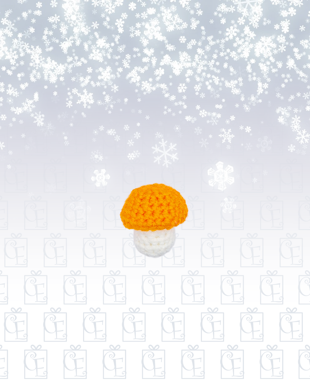 Crochet Popping Mushroom - Small